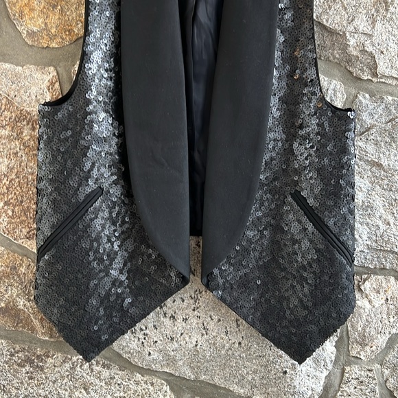 NWOT MICHAEL Michael Kors Sequins Vest - Picture 4 of 7